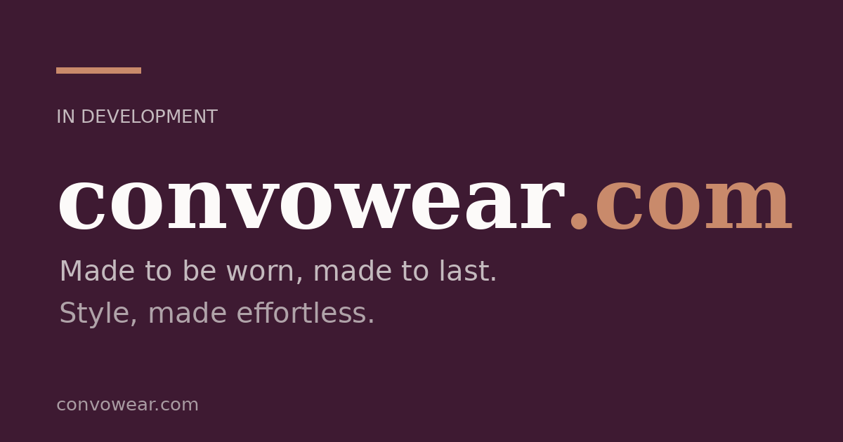 Link preview image for convowear.com